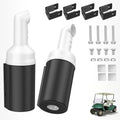 DRIVE UP Golf Cart No Drilling Sand Bottle, Universal Divot Filler Sand & Seed Bottle with Rattle Proof Holder Suitable for EZGO