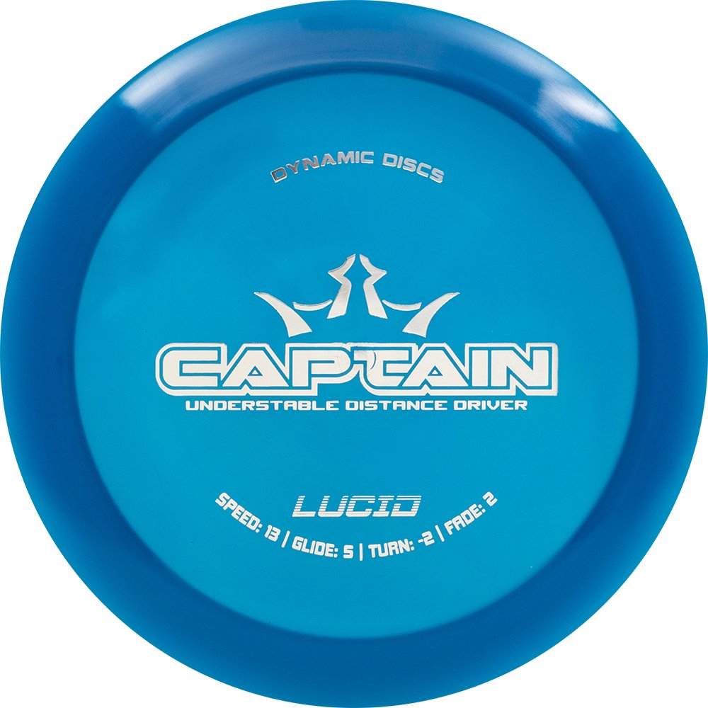 Dynamic Discs Lucid Captain Distance Driver Golf Disc [Colors May Vary] - 173-176G