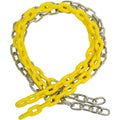 Swing Set Stuff Children'S Coated Chain With Sss Logo Sticker, Yellow, 5 1/2'