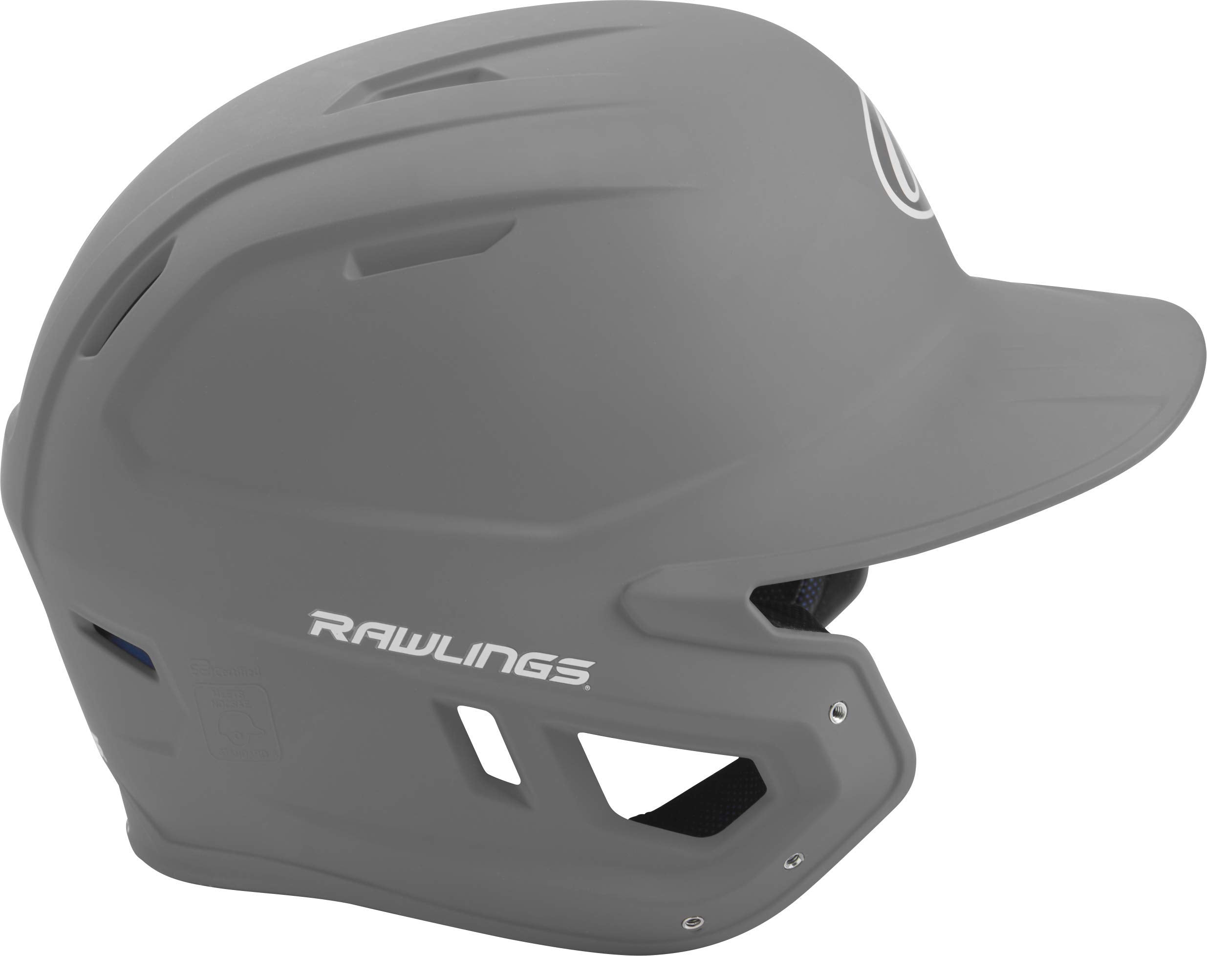 Rawlings | Mach Batting Helmet | Matte Silver | Junior (6 3/8'' - 7 1/8'')