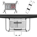 Gardenature Trampoline Ladder 2 Steps Wide Step Climbing Ladder Silver Trampoline Replacement Accessories Parts For Kids Childre