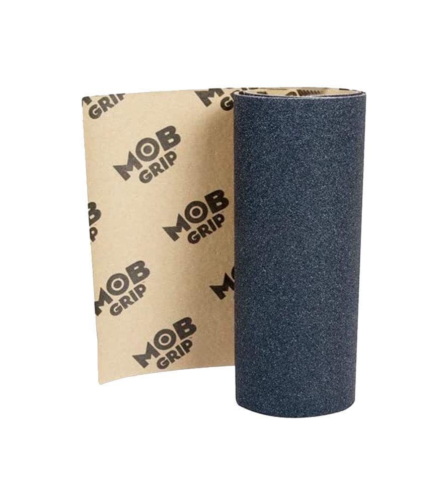 Mob Skateboard Grip Tape Sheet Black 33'' Long X 9'' Wide - No Bubble Application (Mob Grip Tape Sheet W/Ccs Abec 7 Bearings)