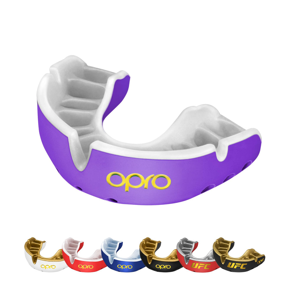 Opro Gold Level Mouthguard, Adults And Junior Sports Mouth Guard, Featuring Revolutionary Fitting Technology For Boxing, Lacross