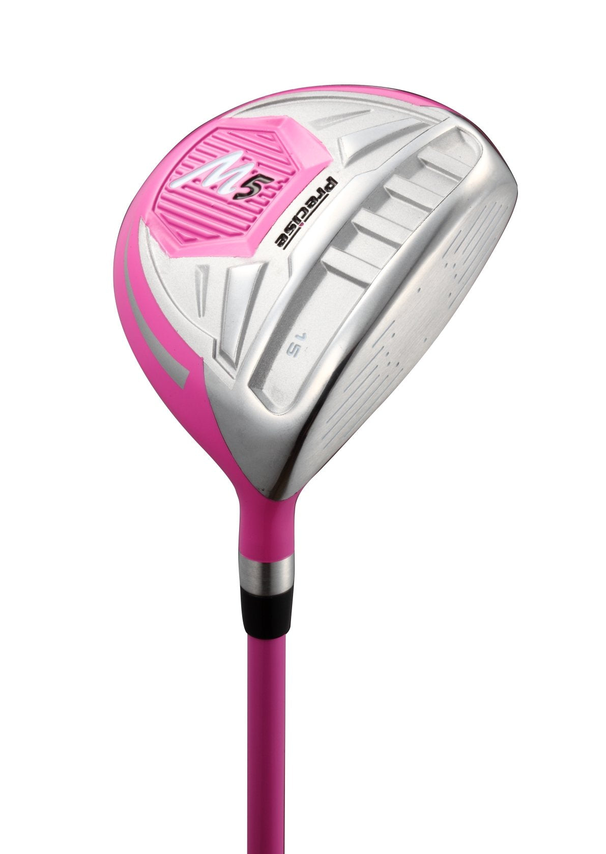 Top Line Ladies Pink Right Handed M5 Golf Club Set, Includes: Driver, Wood, Hybrid, No. 5,6,7,8,9, Pw Stainless Steel Irons, Put