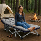 Slsy Folding Camping Cot, Folding Cot Camping Cot For Adults Portable Folding Outdoor Cot With Carry Bags For Outdoor Travel Cam