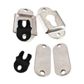 MARINE CITY 304 Stainless Steel Mounting Sockets / Brackets for Removable Folding Transom Ladders