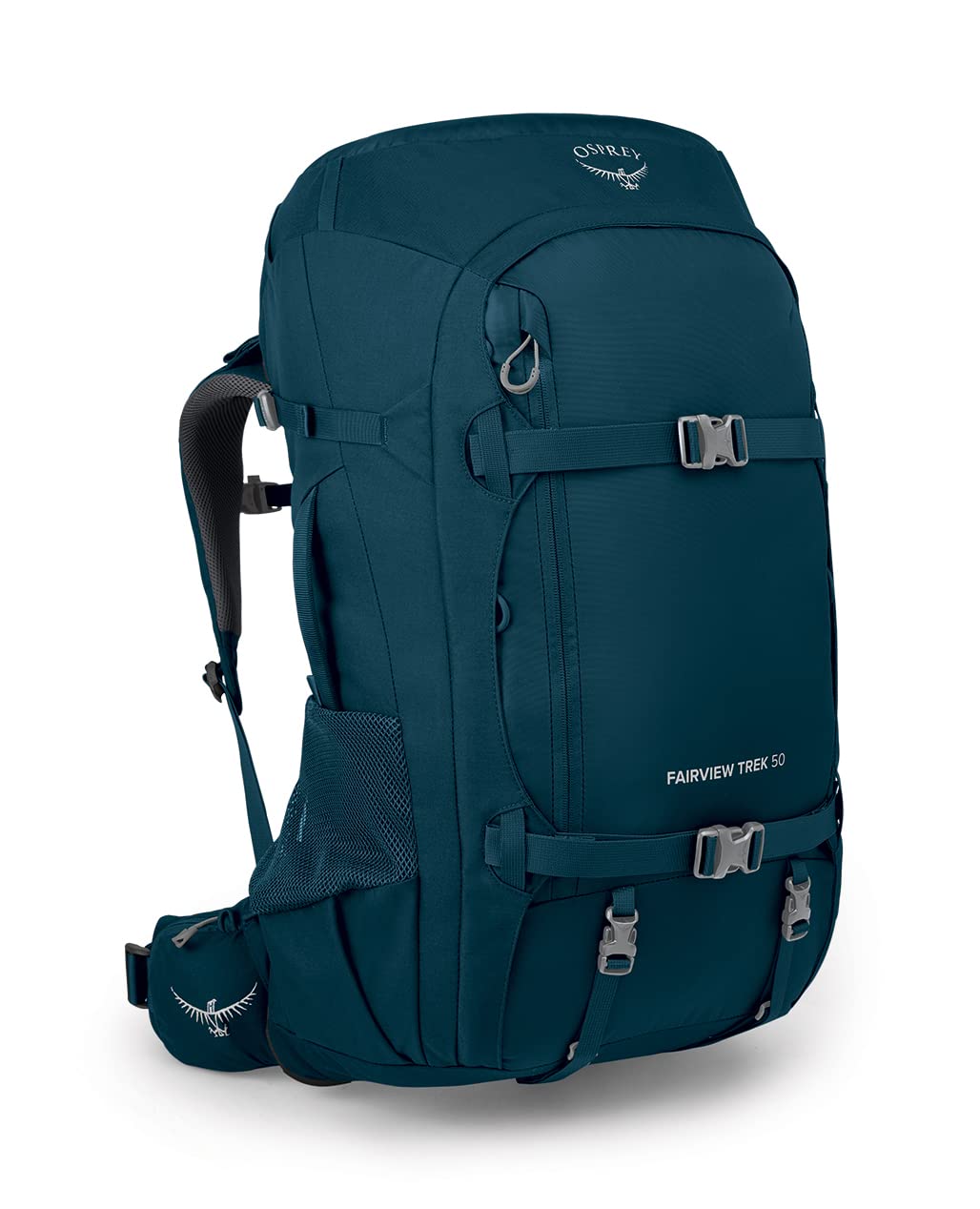 Osprey Fairview Trek 50L Women's Travel Backpack, Night Jungle Blue