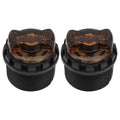 ECSiNG 2pcs Bicycle Adjustable Front Fork Damping Rod Knob Lock Cap 27.5mm Plastic Damping Rod Knob Compatible with 30mm Stroke 