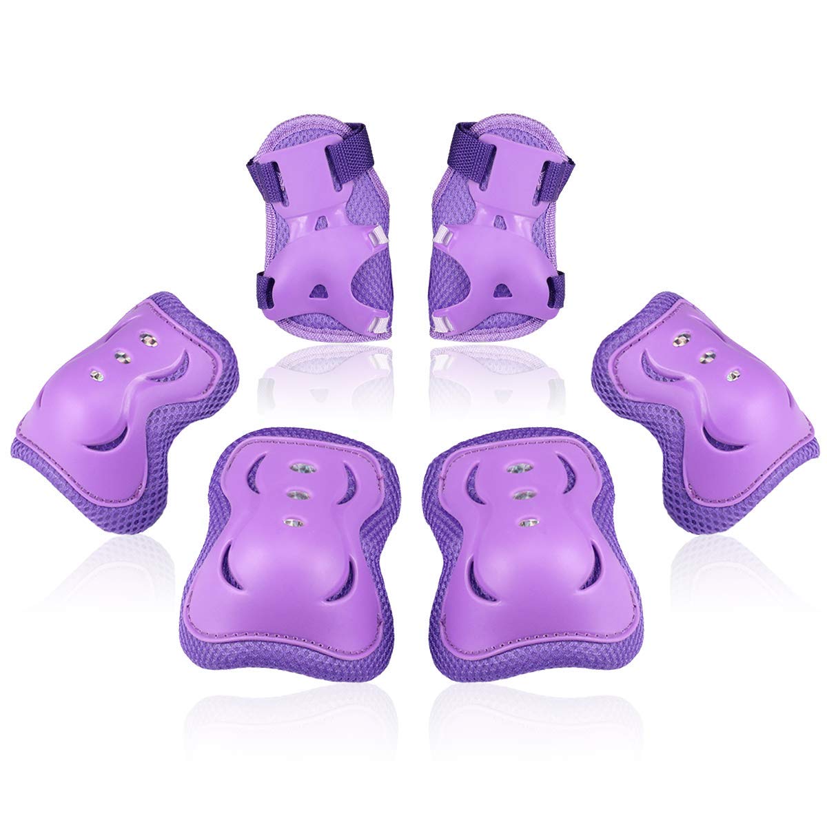 Kids/Youth Knee Pad Elbow Pads Guards Protective Gear Set For Roller Skates Cycling Bmx Bike Skateboard Inline Skatings Scooter 