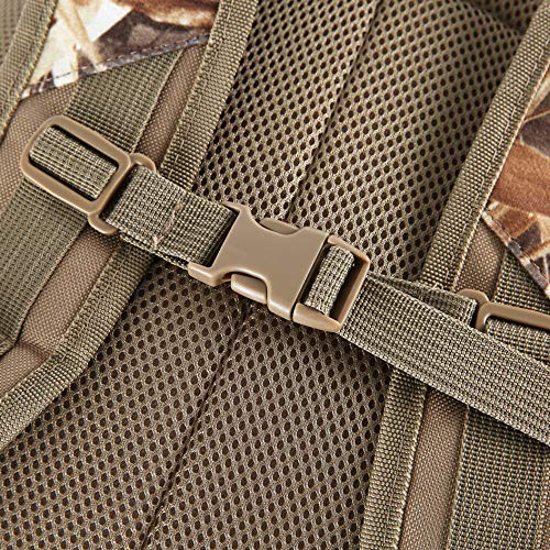 Auscamotek Hunting Backpack For Men - Camo Duck Hunting Backpack - Durable Camouflage Bag For Hunters -Grass Camo