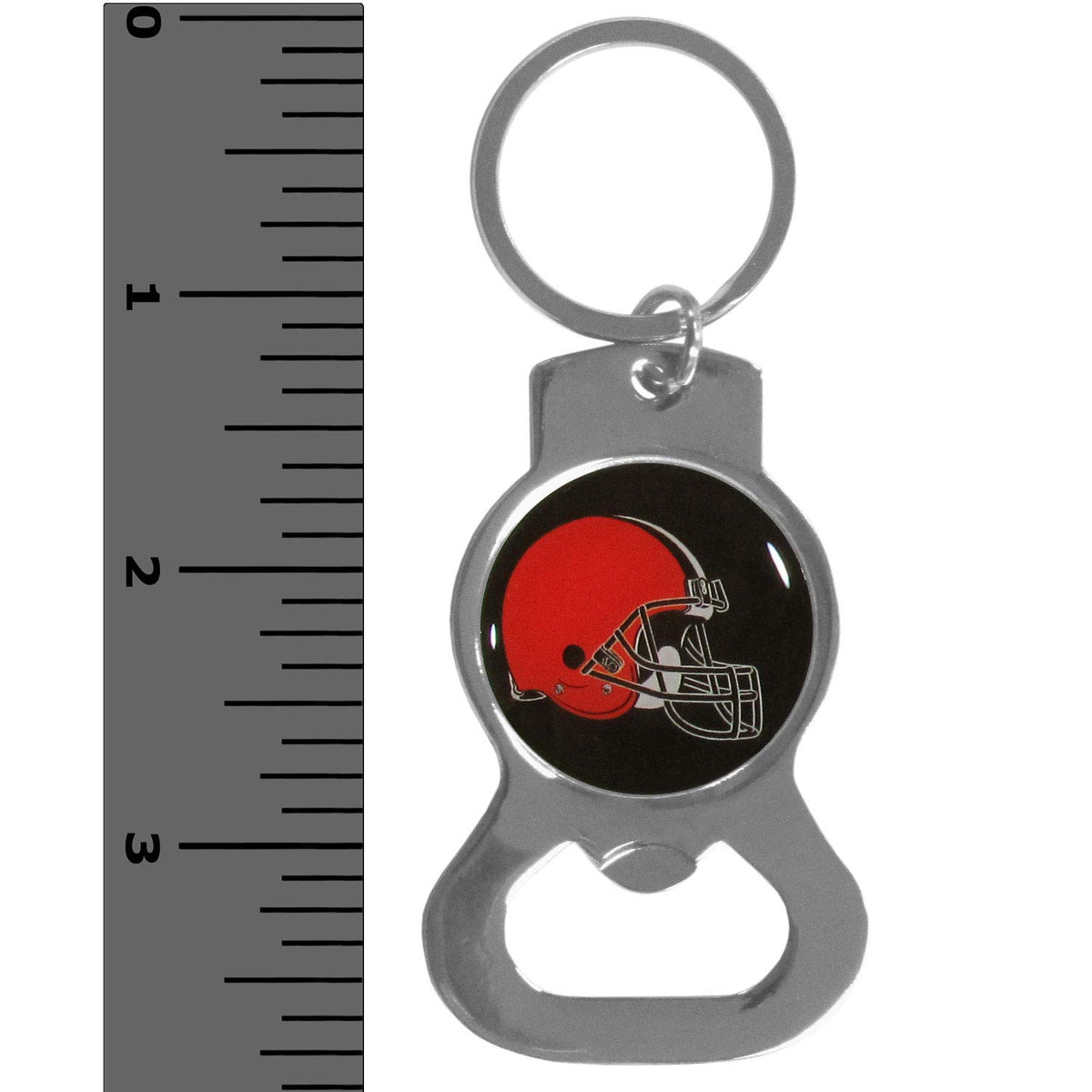 Nfl Siskiyou Sports Fan Shop Cleveland Browns Bottle Opener Key Chain One Size Team Color , Black