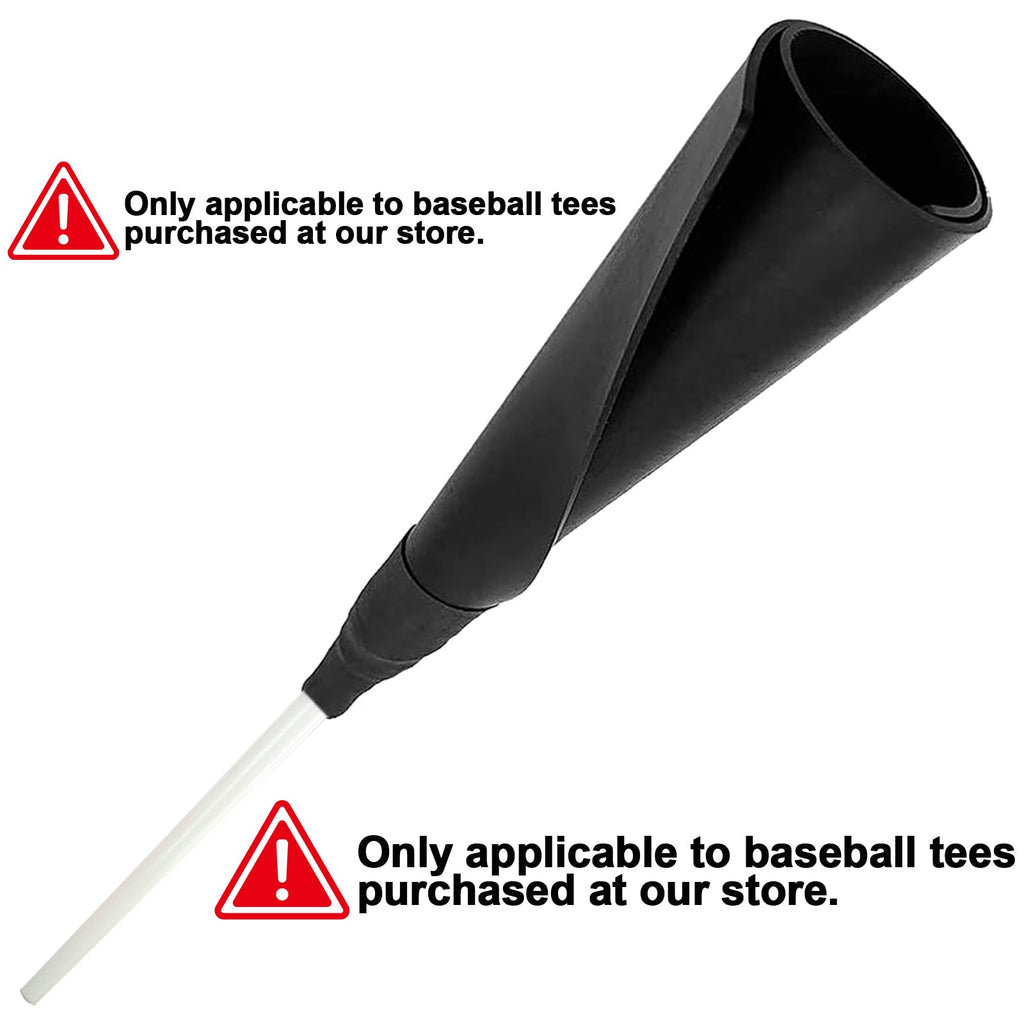 Basegoal Batting Tee Topper Replacement Basic Ball Rest Rubber Cup (2 Pack New White)