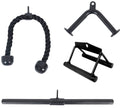 Fitvids Tricep Press Down Cable Attachment, Lat Pulldown Attachment, Weight Machine Accessories, V Handle Tricep Rope, Rotating 