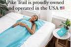Pike Trail Sleeping Bag Liner - Travel And Camping Sheet, Lightweight And Compact Insert With Full Length Zipper And Guarantee (
