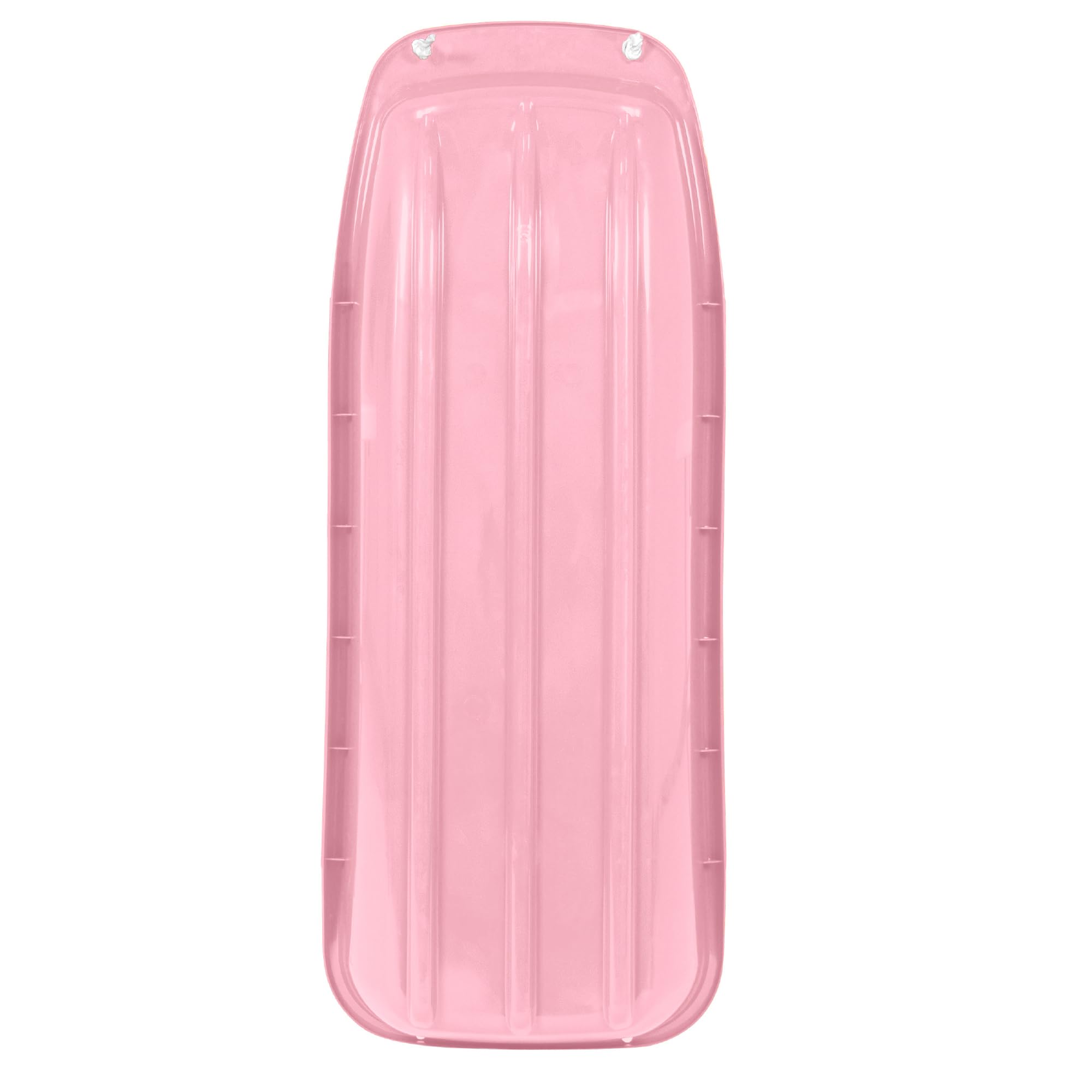 Best Choice Products 48In Kids Plastic Toboggan Snow Sled W/Pull Rope - Light Pink