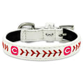Mlb Cincinnati Reds Classic Leather Baseball Dog Collar (Toy)