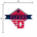 Rico Industries Ncaa Dayton Flyers Diamond Shape Cut Pennant - Home And Living Room D  Cor - Soft Felt Ez To Hang