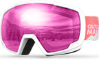 OutdoorMaster Kids Ski Goggles, Snowboard Goggles - Youth Snow Goggles - Gloaming