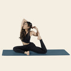 Retrospec Laguna 5Mm Yoga Mat - Fitness Mat For Women, Men & Children, Slip-Resistant And Moisture Absorbing Exercise Mat For Ho