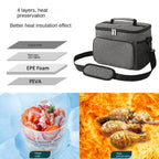 Gaderth Cooler Bag, Collapsible Cooler Bag, Large Lunch Bag 12 Can (10L), Insulated Leakproof Soft Sided Cooler Bag, Portable Be