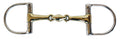 CHALLENGER English Riding Double Jointed Dee-Ring 5 Mouth Dog Bone Snaffle Horse Bit 35568