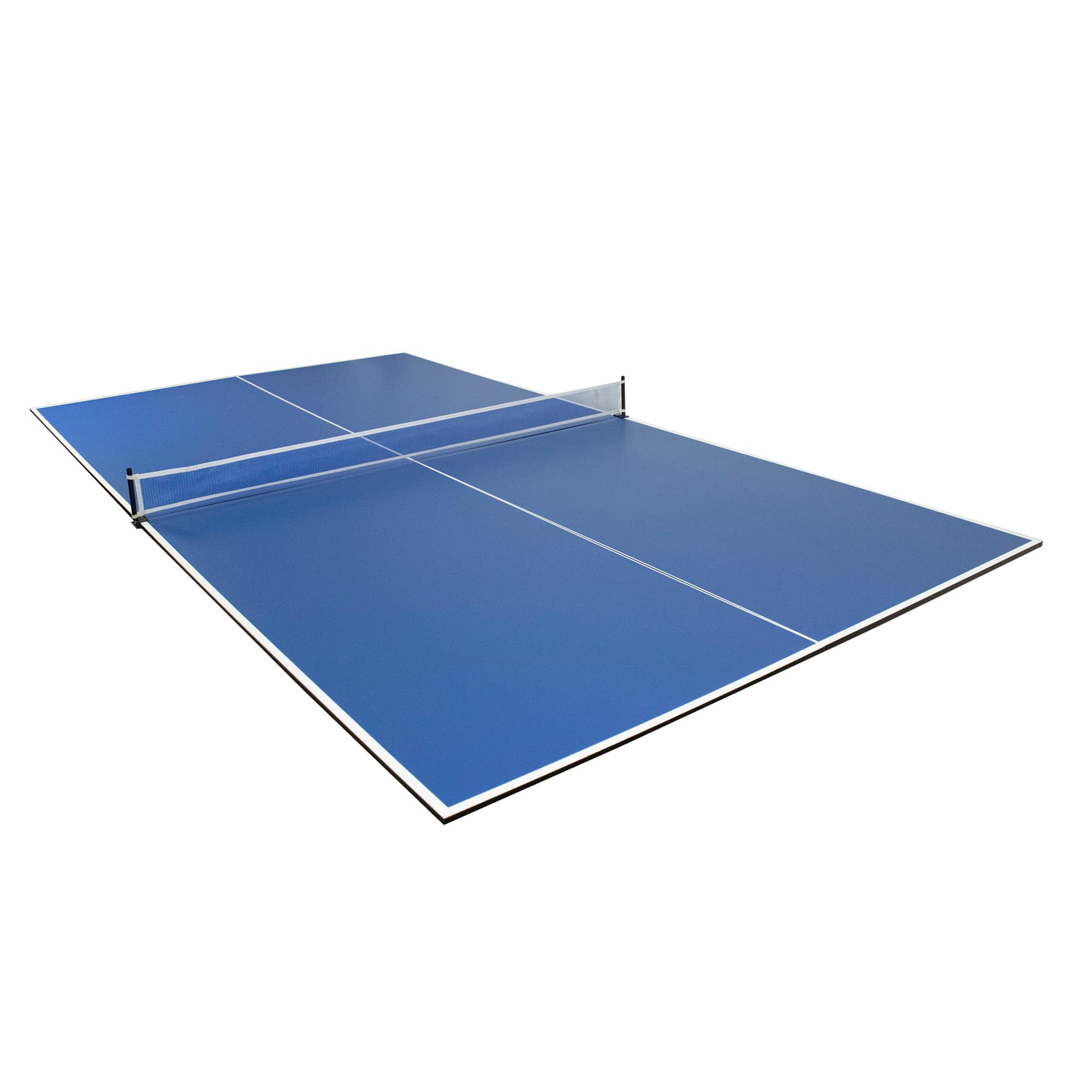 Hathaway 9 ft Quick Set Table Tennis Conversion Top - Regulation Sized, Foldable, Durable Engineered Surface, Protection Pads - 