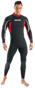 SEAC Relax Long Mans, 2.2 mm Neoprene One Piece Wetsuit for Snorkeling, Scuba Diving and Other Water Sports