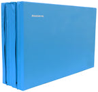 Signature Fitness All Purpose 4X10X3'' Extra Thick High Density Anti Tear Gymnastics Gym Folding Exercise Aerobics Mats, 3-Inche