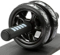 H&S Ab Roller Wheel For Abs Workout - Abdominal Core Exercise Equipment With Extra Thick Knee Pad Mat - Wdual Glide Wheels