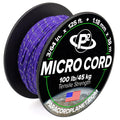 Paracord Planet Micro Paracord - Thin Braided Cord For Crafting, Fishing, And Diy Projects In 125 Ft Spools - Reflective Acid Pu