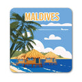 Maldives Fridge Magnets for Home Refrigerator Door Stylish Decor Souvenir Gift Items L X H 3 X 3 Inch