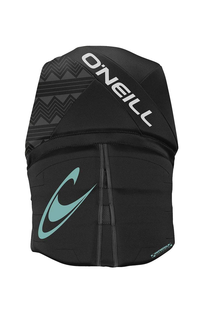 O'Neill Wetsuits Women'S Reactor Uscg Life Vest, Black/Black/Black, 12