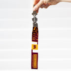 Rico Industries Nfl Football Washington Commanders Standard Wrist Lanyard Key Chain, Cute Wristlet Strap Keychain Holder For Wom