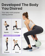 YOTTOY Soft Kettlebell,Kettlebell Anti-Slip Grip Weight for Home Workouts, Kettlebells Set Strength and Safety Guaranteed (15LB-