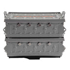 Yakattack Tracpak Battleship Gray Combo Kit - 2 Stackable Kayak Storage Boxes With Quick Release Track Mount Base | Kayak Crate