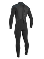 Oneill Epic 43 Mm Back Zip Full Wetsuit Blackgunmetalblack Ms (56-58, 140-160 Lbs)