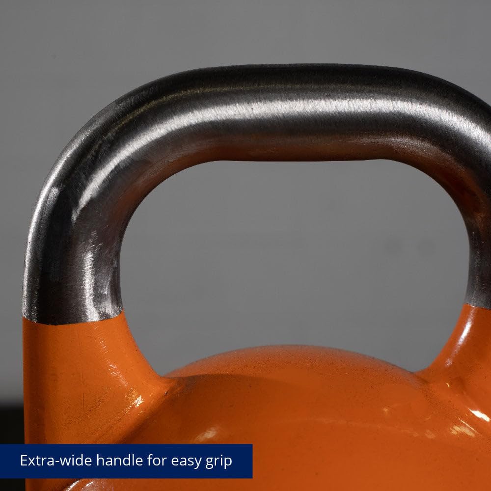 Titan Fitness 10 Kg Competition Kettlebell, Single Piece Casting, Kg Markings, Full Body Workout