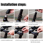 Zukka Bike Fork Stem Extender Bicycle Handlebar Stem Riser Adjustable Bike Stem Riser Aluminium Alloy Head Up Adapter 1-1/8 Inch