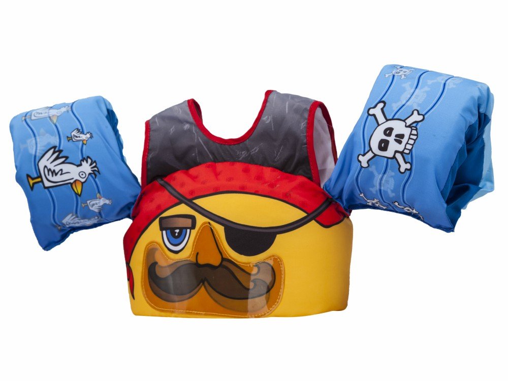 Body Glove 13226H-Pirate Motion Paddle Pal Aquatic Pirate Motion Swim Life Jacket