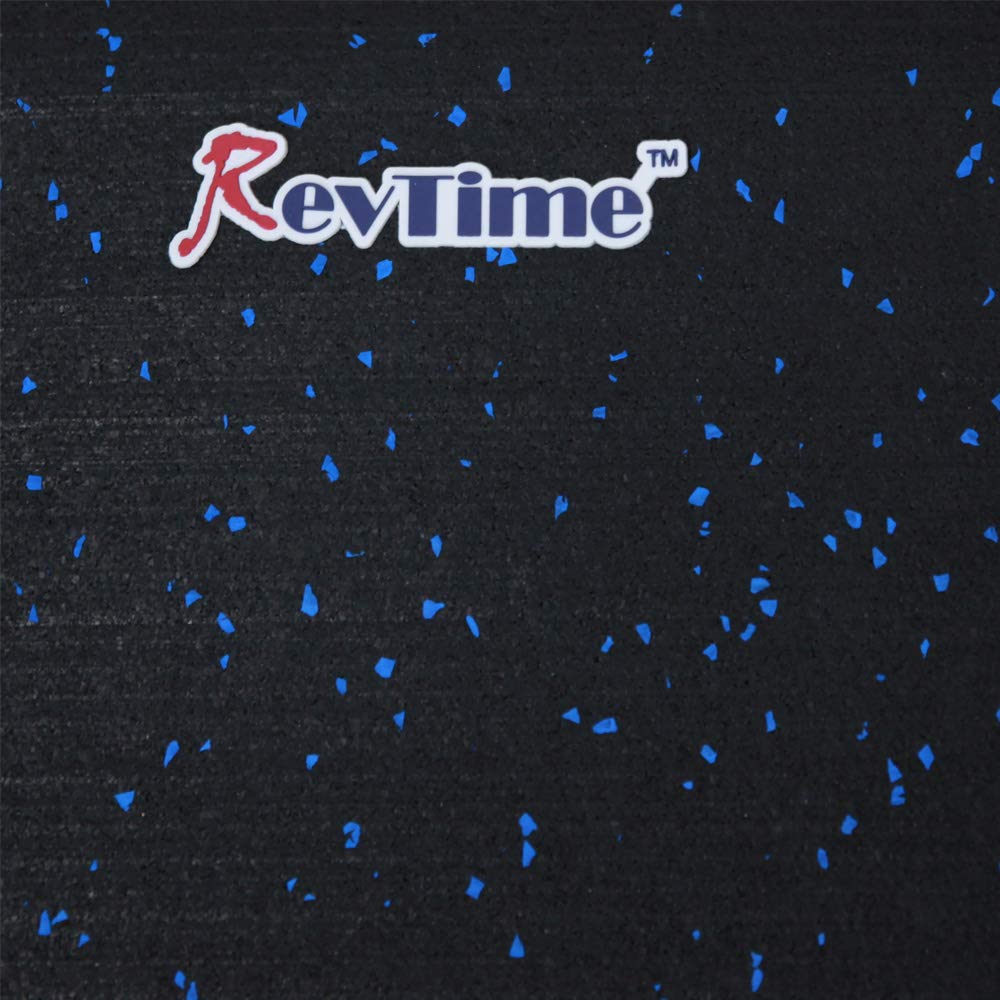 Revtime Treadmill Mat 6.5'X3' (78''X36'') Heavy Duty Fitness Equipment Rubber Mat Black