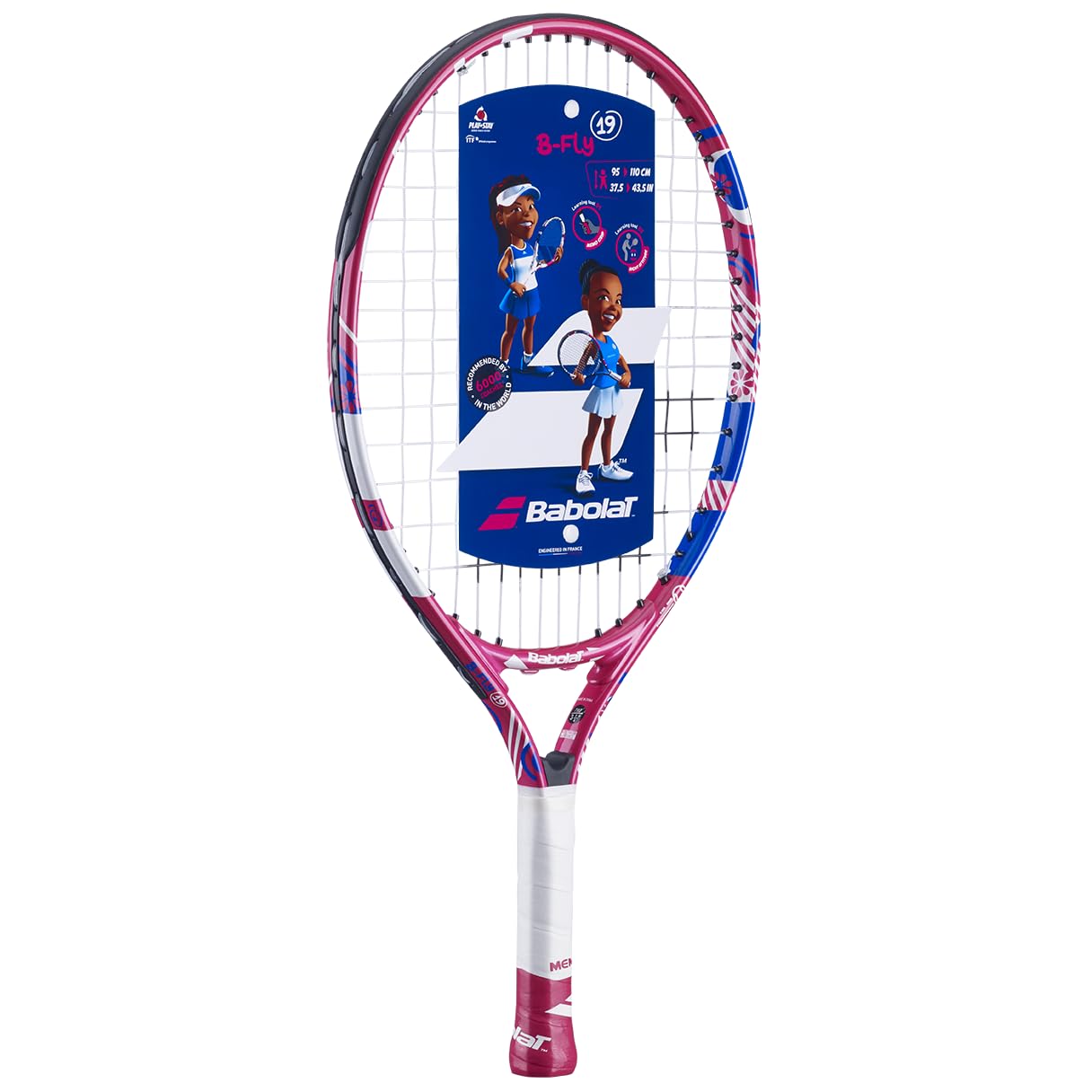 Babolat BFly Junior 19 Inch Tennis Racquet (Blue/Pink)