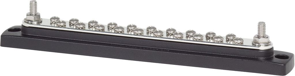 Blue Sea 2302 150 Ampere Common Bus Bar 20 X 8-32 Screw Terminal