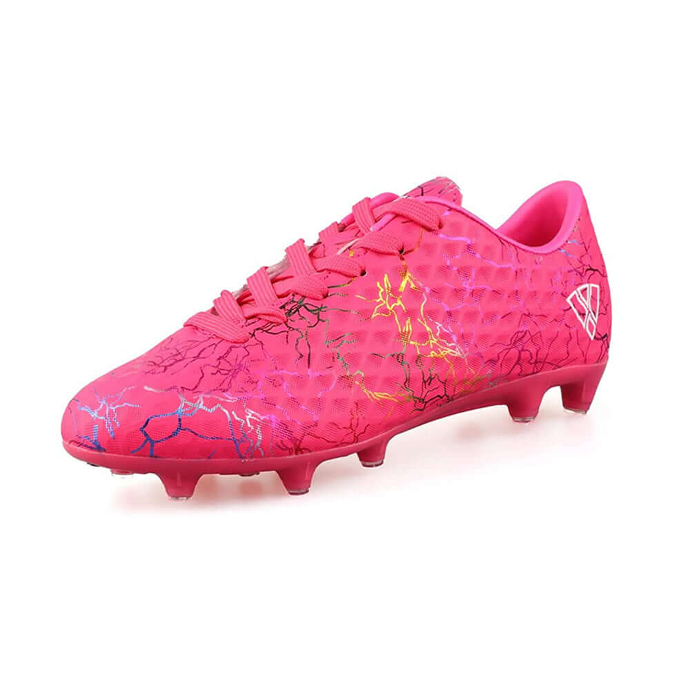 Vizari Zodiac Junior Padded Comfort Firm Ground (FG) Youth Soccer Cleats - Pink