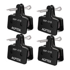 Agptek Bike Brake Pads, High-Performance Brake Pads, Disc Brake Pads & Spring (Semi-Metallic) For Mountain Bike Disc Brakes, 4 P