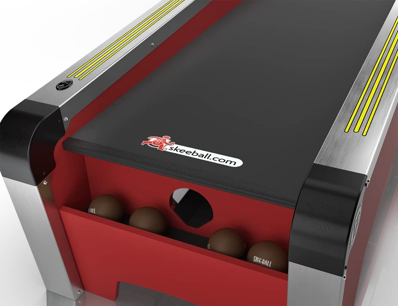 Skee-Ball Arcade Table Machine Game For Home Basement Recreation Room - Deluxe Nostalgic Classic Family Fun Of Roll And Score -