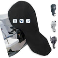 FLYMEI Outboard Motor Cover Fit 30-60 HP Motor, Full Boat Motor Cover Waterproof 600D Heavy Duty Oxford Fabric with PU Coating, 