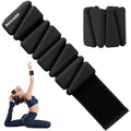 BECOJADDE Ankle Weights Set of 2 (1 lb Each) Adjustable Wrist Weights for Women Men Wearable Arm Leg Weight for Pilates, Running