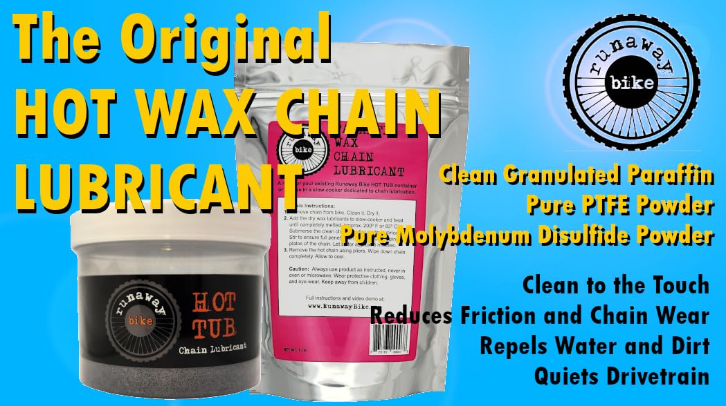 Runaway Bike Hot Tub Paraffin Wax Chain Lubricant