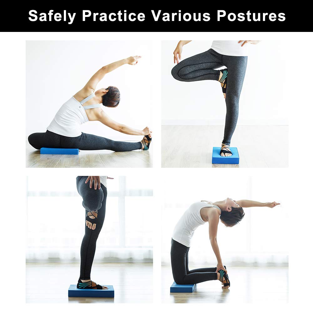 Extra Large Balance Pad, Balancing Foam Pads, 2 In 1 Yoga Foam Cushion Exercise Mat, Knee Pad For Fitness And Stability Training