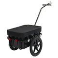 PEXMOR Bike Cargo Trailer with Removable Box & Waterproof Cover, Bicycle Wagon Trailers with 16 Wheels & Quick Release Universal